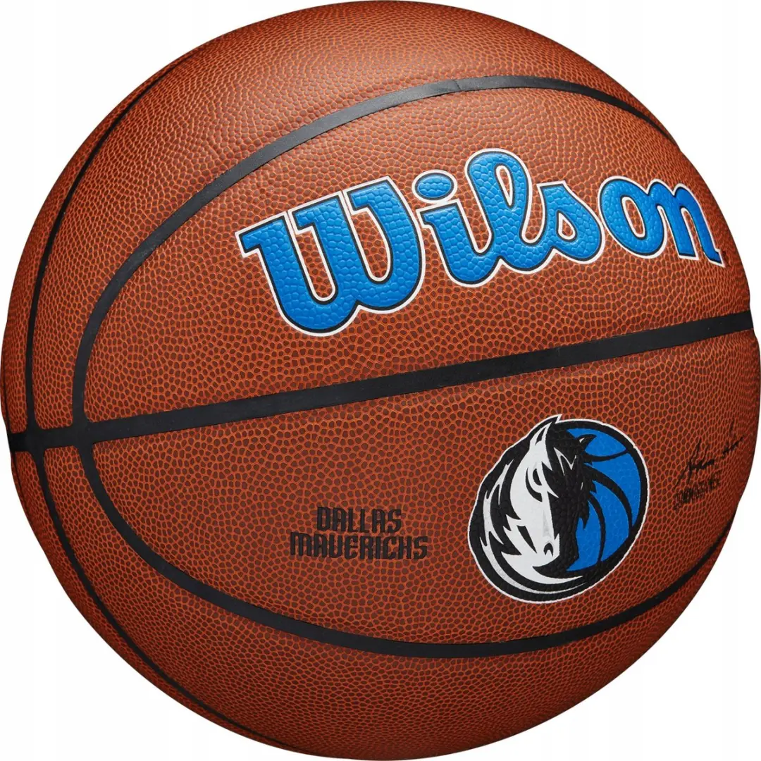 Wilson NBA Team Alliance Dallas Mavericks Basketbal Maat 5 - Blauw