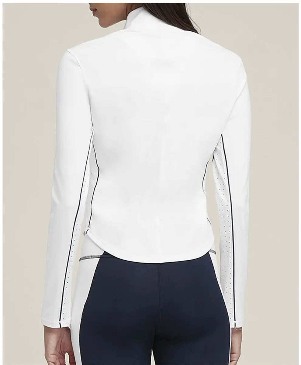 Wilson Brentwood Sweatshirt - Halve rits - XL - Bright White