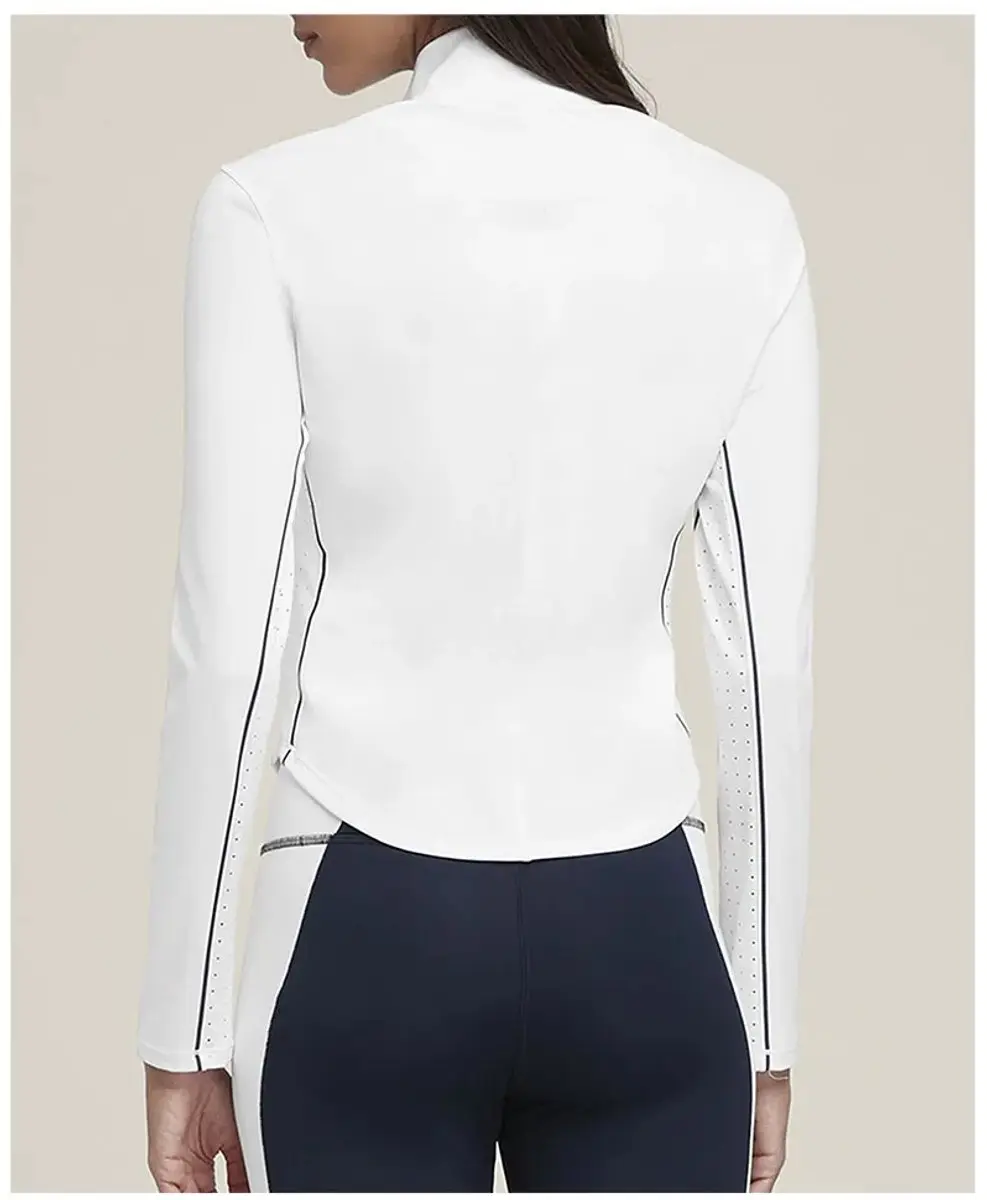 Wilson Brentwood Sweatshirt - Halve rits - XL - Bright White