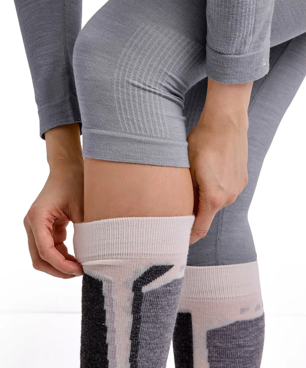 Falke Wool-Tech 3/4 Ondergoed Dames - XS - Grijs