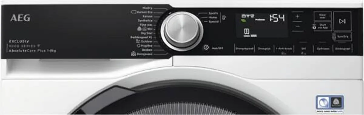 AEG TR9MUNCHEN EcoLine Warmtepompdroger 8kg - Wit