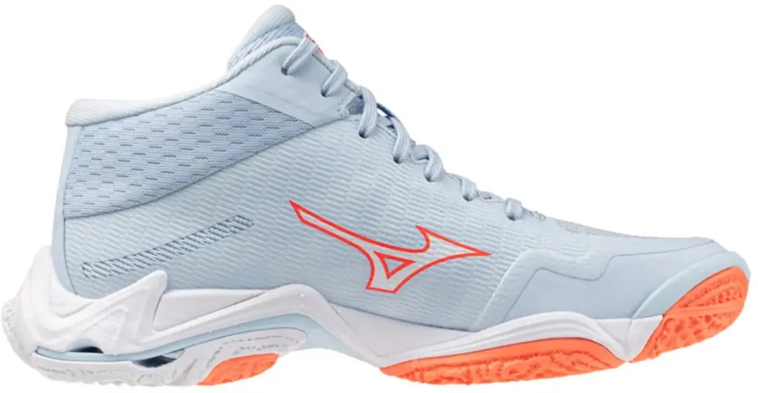 Mizuno Wave Lightning Elite Mid Dames Sportschoenen 39 - Blauw