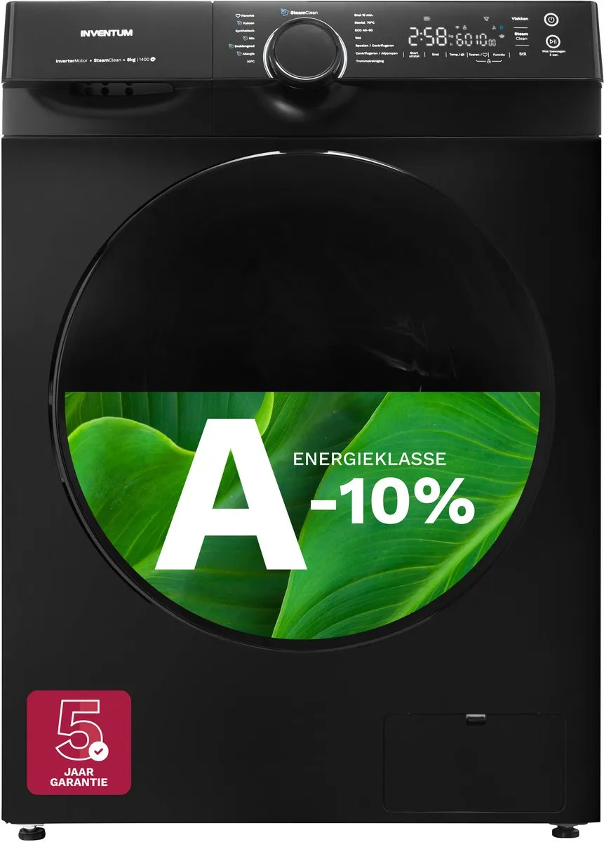 Inventum VWM8010B Wasmachine 8kg