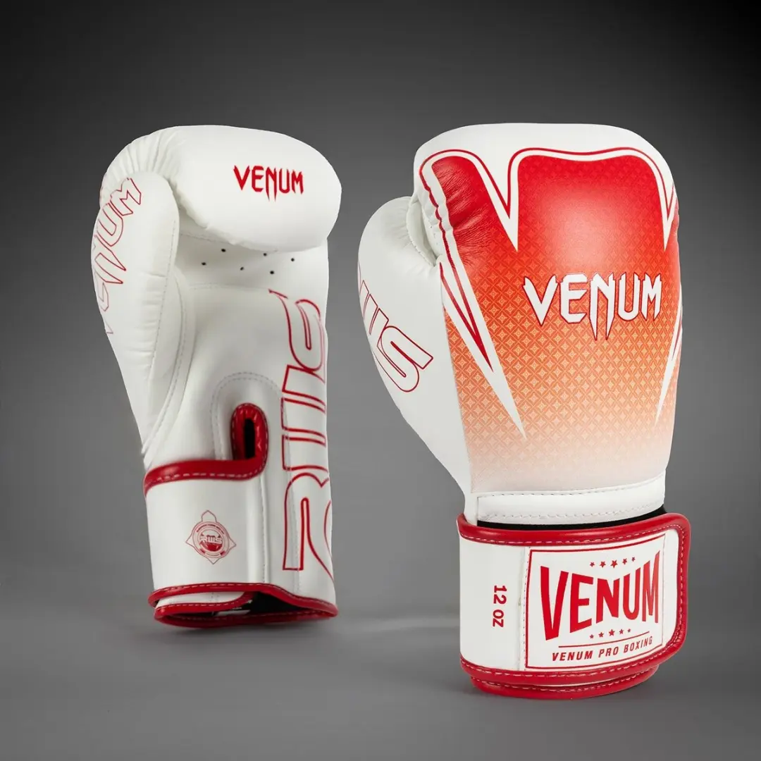 Venum x RWS 2.0 Muay Thai Bokshandschoenen 10 oz - Wit Rood