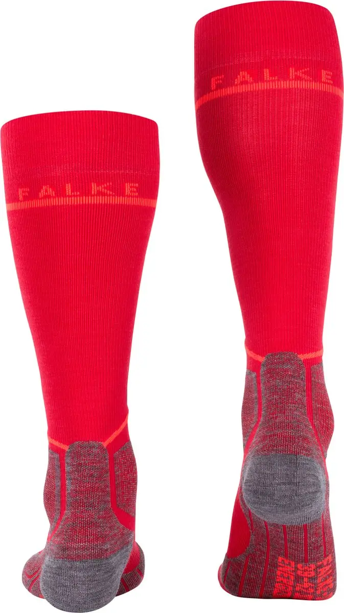 Falke SK Wool Compressie Skisokken Dames - Rood - Maat 39-42