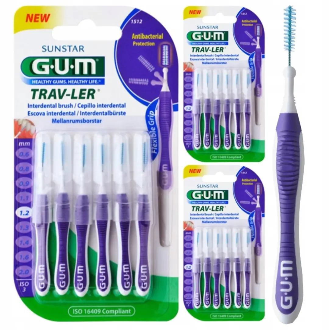 Gum Trav-Ler Interdentale Borstelharen 1,2mm