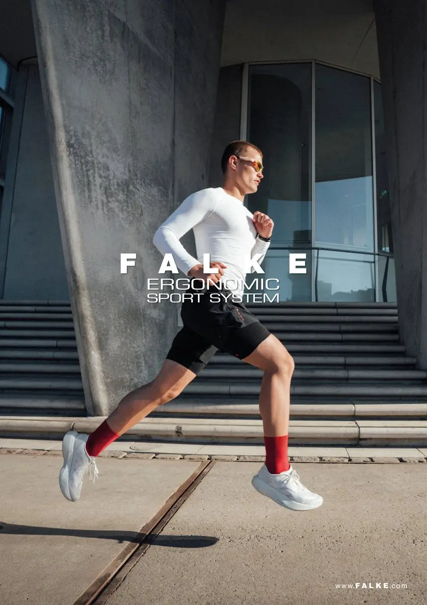 Falke RU4 Cool Anti-Blaar Hardloopsokken Dames - Rood - Maat 39/40