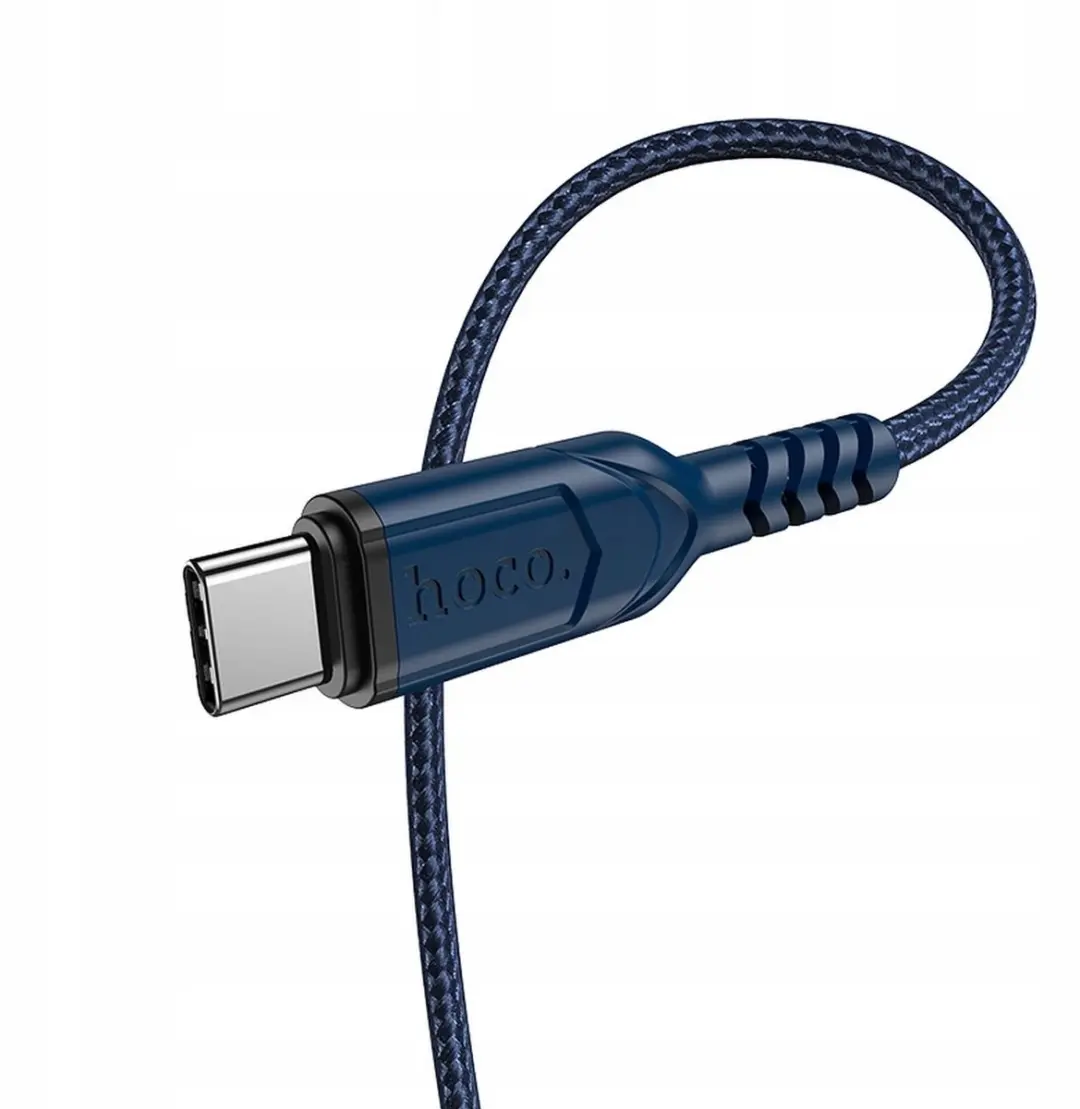 Hoco Victory X59 USB-C Kabel 1m 3A - Blauw