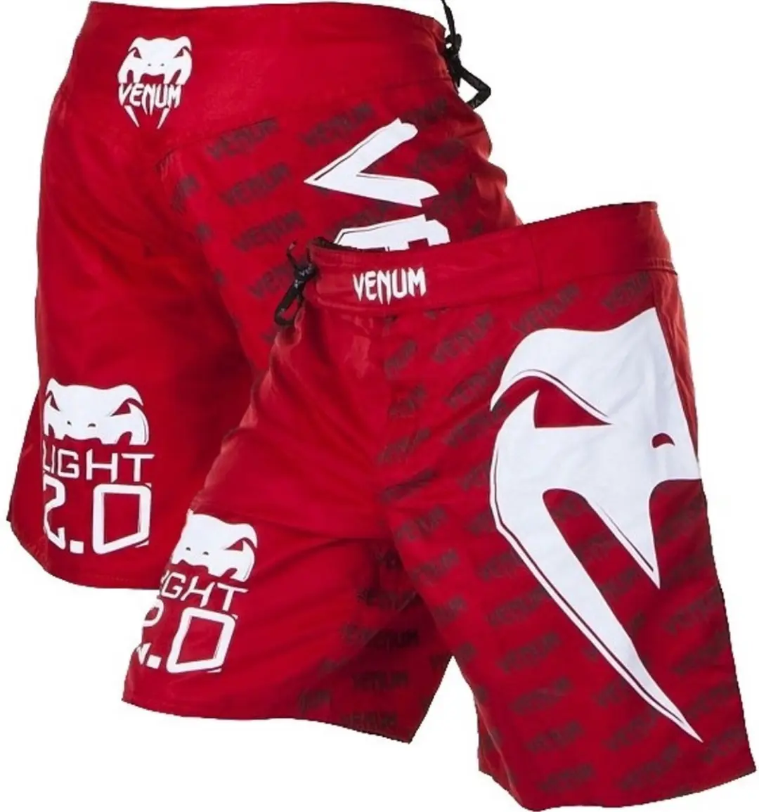 Venum Light 2.0 Fightshorts - Rood - XS
