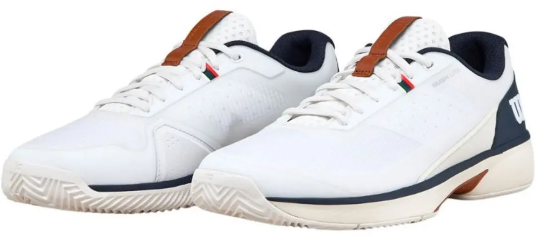Wilson Rush Lite 5 Tennisschoen Heren - Wit Navy - afbeelding 6 van 6