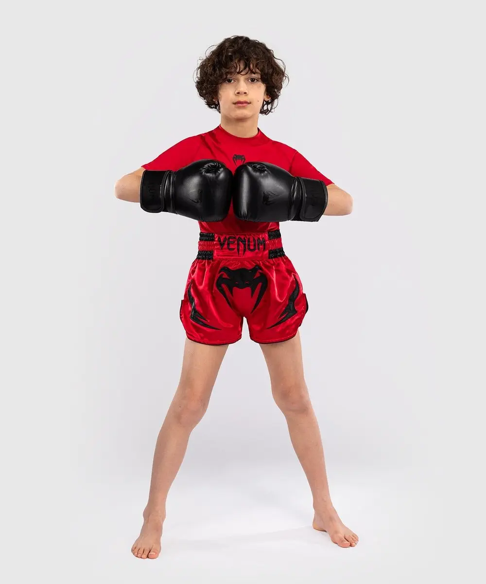 Venum Inferno Kids Muay Thai Shorts 152 - Rood/Zwart