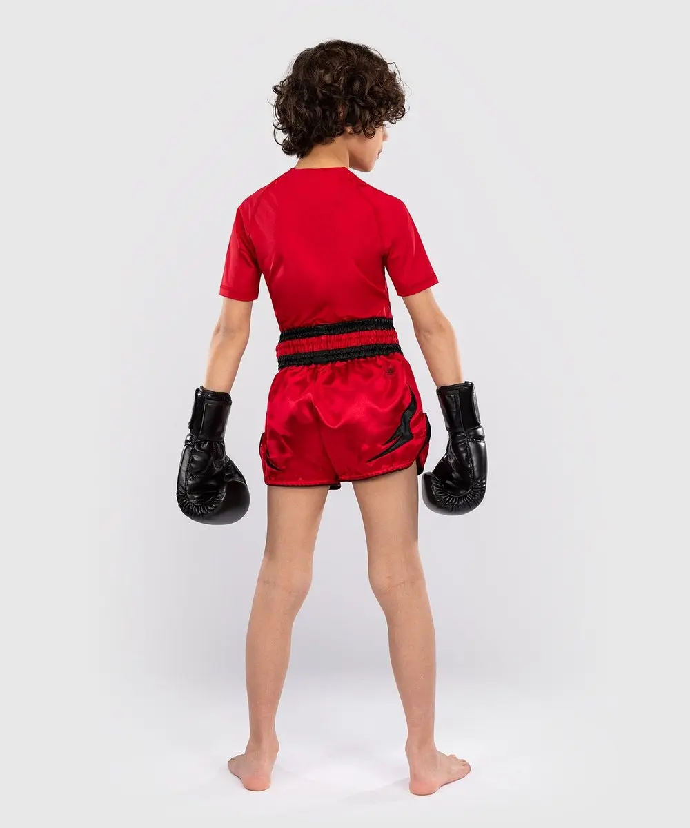 Venum Inferno Kids Muay Thai Shorts 152 - Rood/Zwart