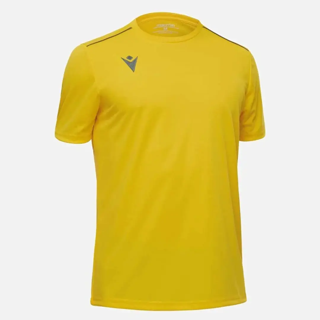 Macron Rigel Hero Shirt Korte Mouw Heren - Geel M