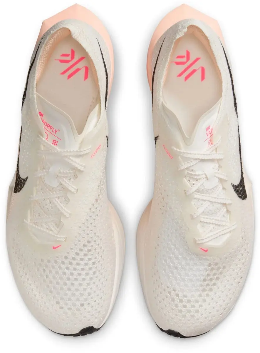 Nike ZoomX Vaporfly 3 DV4130-103 - Wegschoen - Maat 41 - Cream/Pink