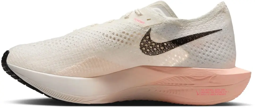 Nike ZoomX Vaporfly 3 DV4130-103 - Wegschoen - Maat 41 - Cream/Pink