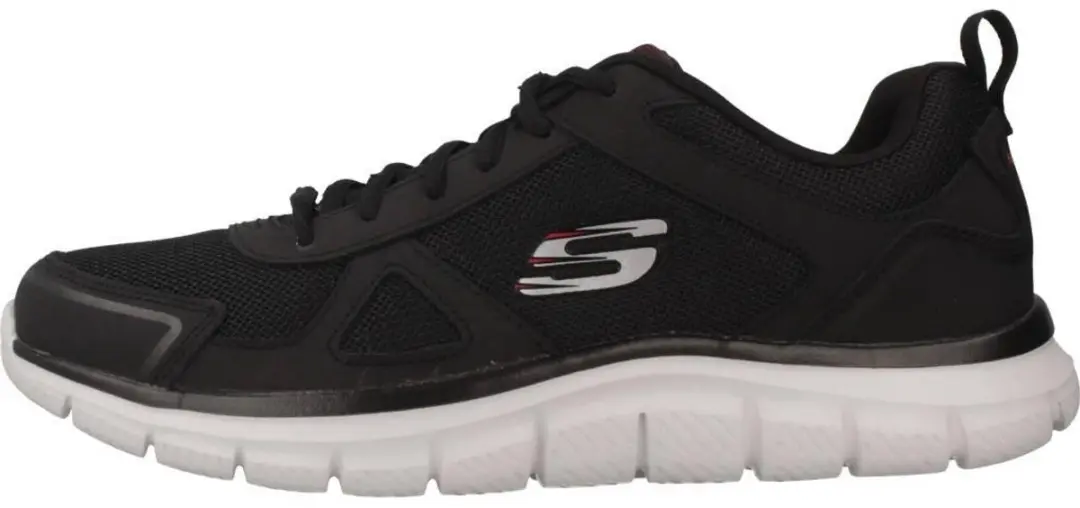 Skechers Track Sneakers 46 - Zwart/Wit/Rood