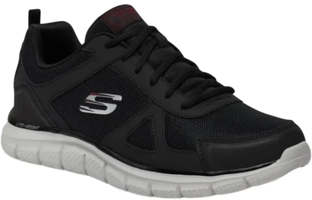 Skechers Track Sneakers 46 - Zwart/Wit/Rood