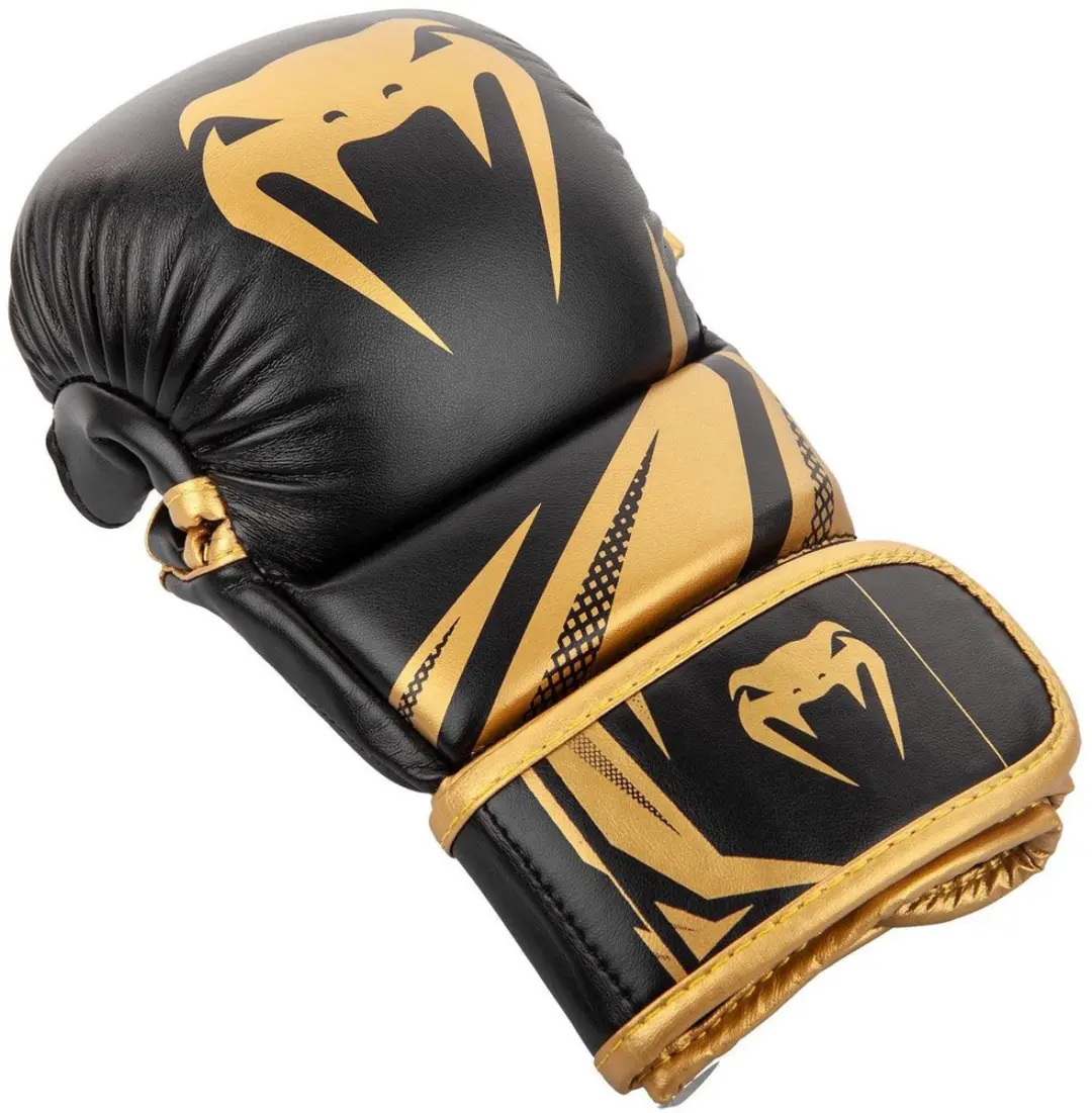 Venum Challenger 3.0 MMA Handschoenen 8oz - S - Zwart/Goud