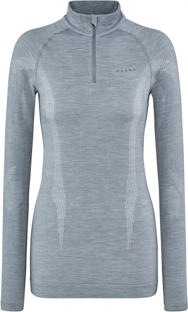 Falke Wool-Tech Zip Neck Shirt Dames