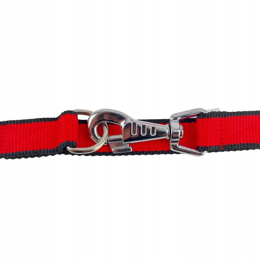 Champion Hondenlijn Schokdemper 250cm - Rood/Zwart