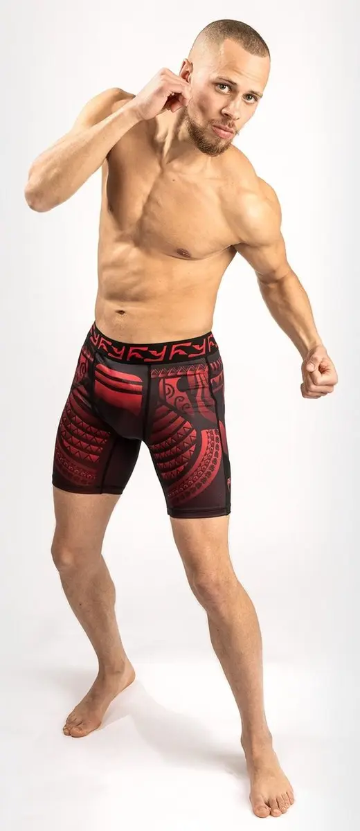 Venum Vale Tudo Nakahi Short - L - Zwart/Rood