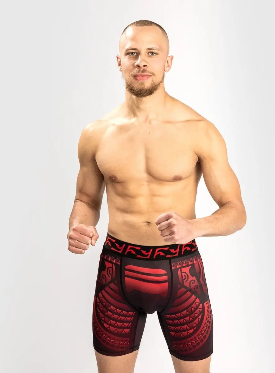 Venum Vale Tudo Nakahi Short - L - Zwart/Rood