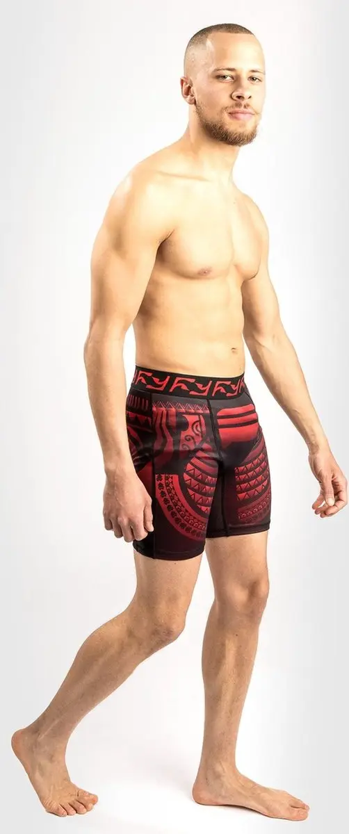 Venum Vale Tudo Nakahi Short - L - Zwart/Rood - afbeelding 6 van 6