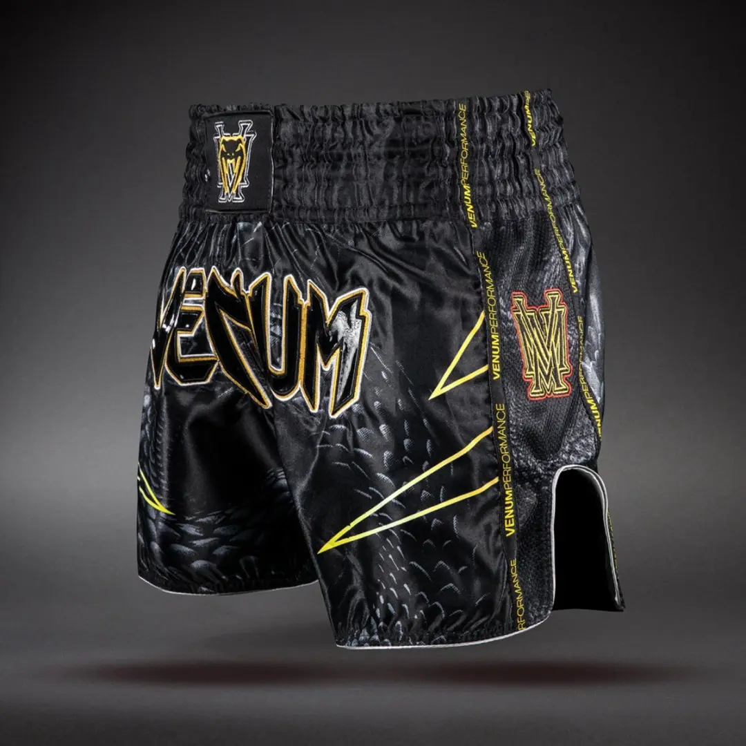 Venum Matupa Muay Thai Broekje XL - Zwart/Grijs/Goud