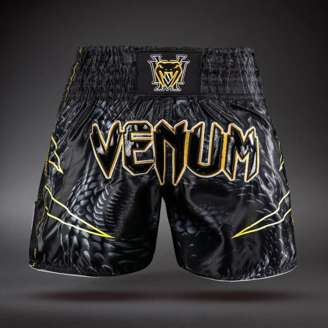 Venum Matupa Muay Thai Broekje XL - Zwart/Grijs/Goud