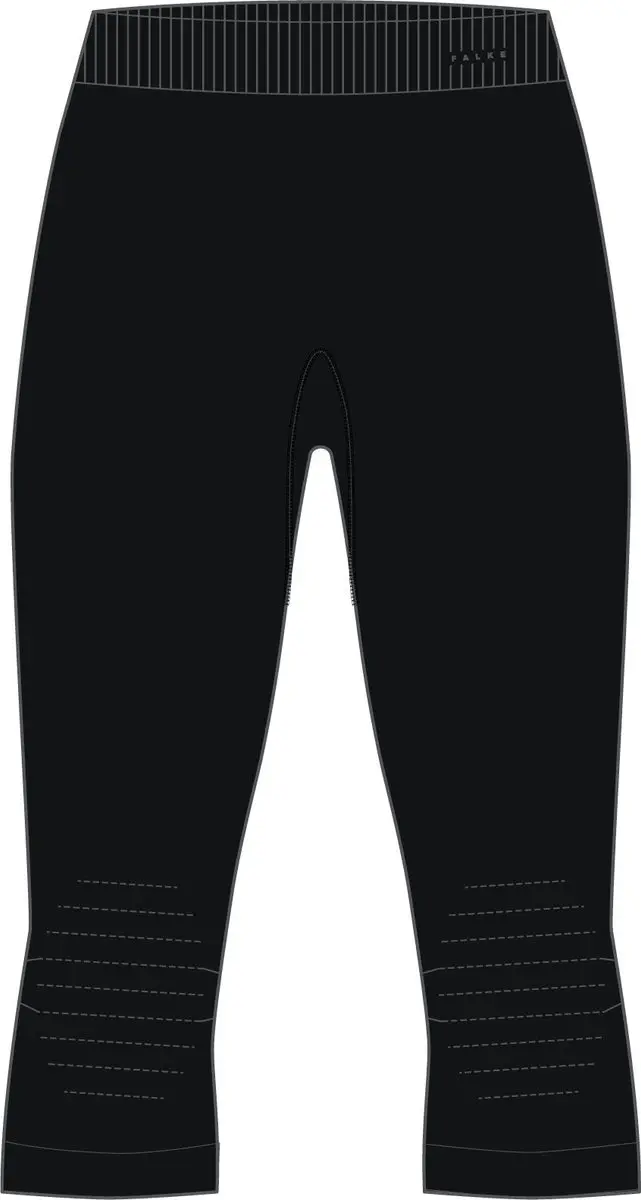 Falke Wool-Tech Light 3/4 Ondergoed Dames - M - Zwart