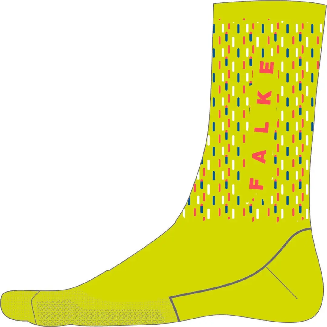 Falke BC Anti-Blaar Fietssokken Geel - Maat 37-38