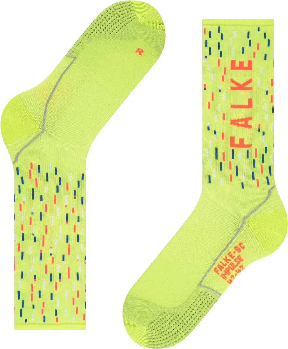 Falke BC Anti-Blaar Fietssokken Geel - Maat 37-38
