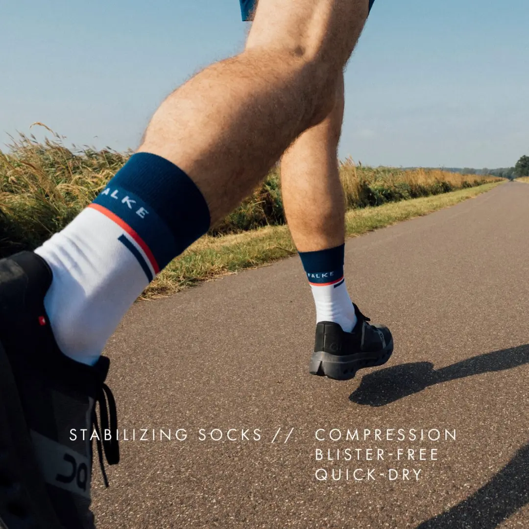 Falke RU Stabilizing Hardloopsokken Heren - Blauw 6116