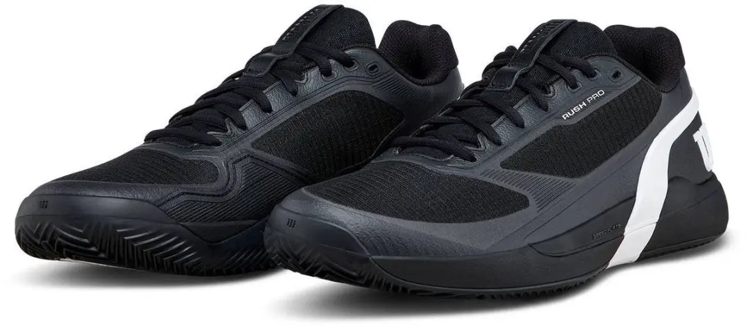 Wilson Rush Pro 5 Clay Tennisschoen Heren - Zwart