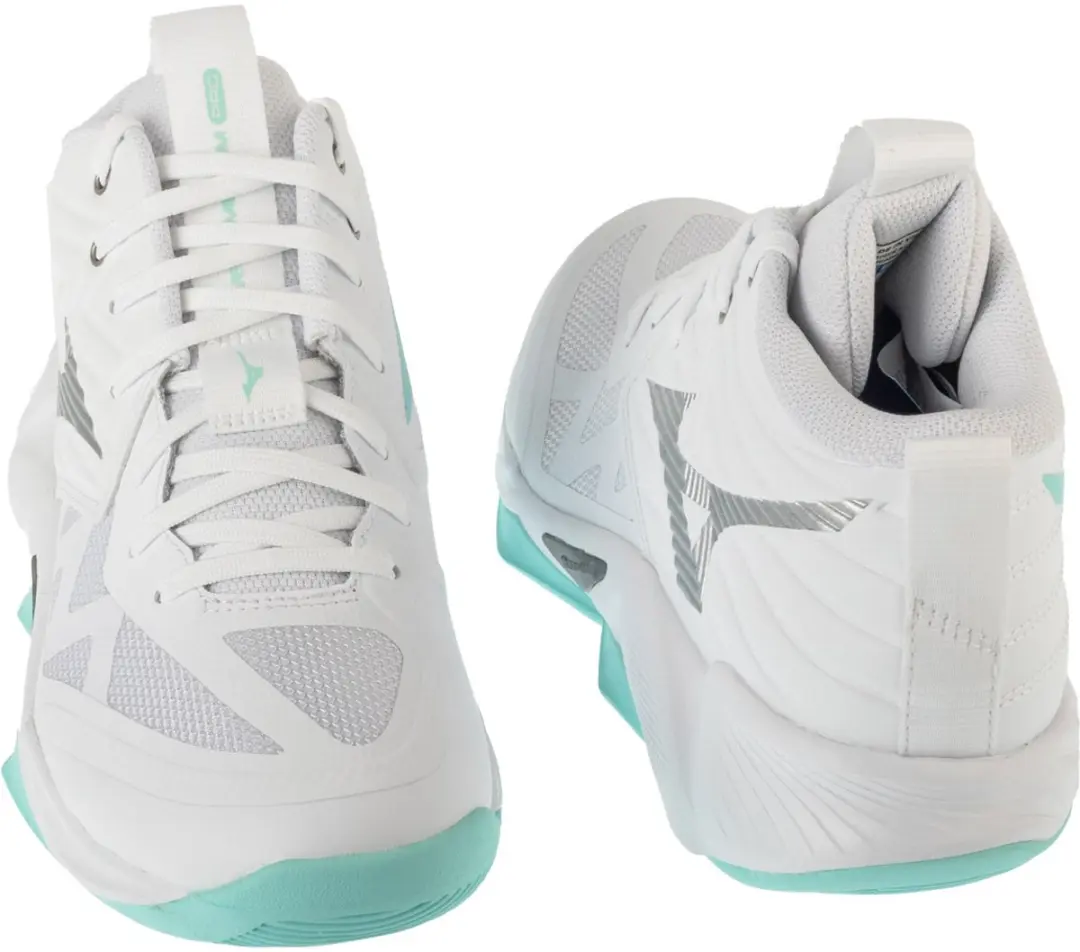 Mizuno Wave Momentum Pro Mid Volleybalschoenen 40.5 - AG - Wit - afbeelding 5 van 5