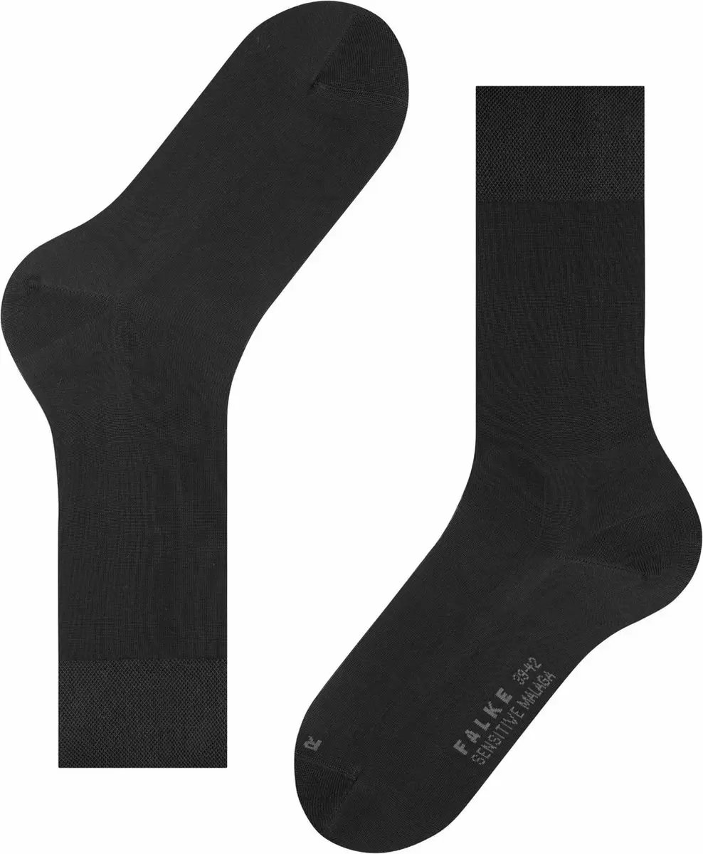 Falke Sensitive Malaga Herensok 14646 - 3000 Black