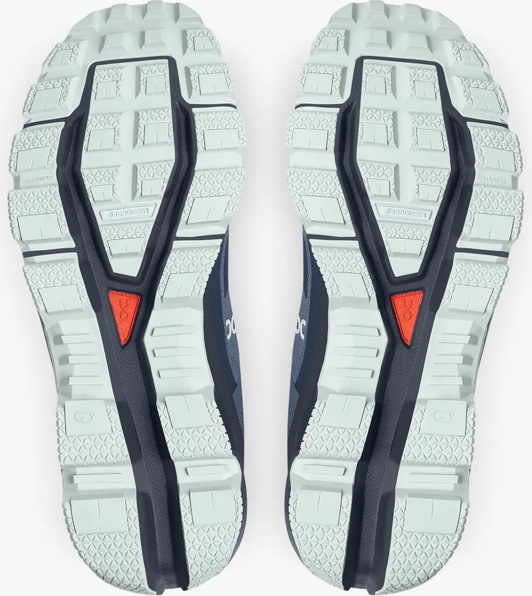 ON Cloudventure Waterproof Dames Trailhardloopschoenen - 41 - Zwart/blauw