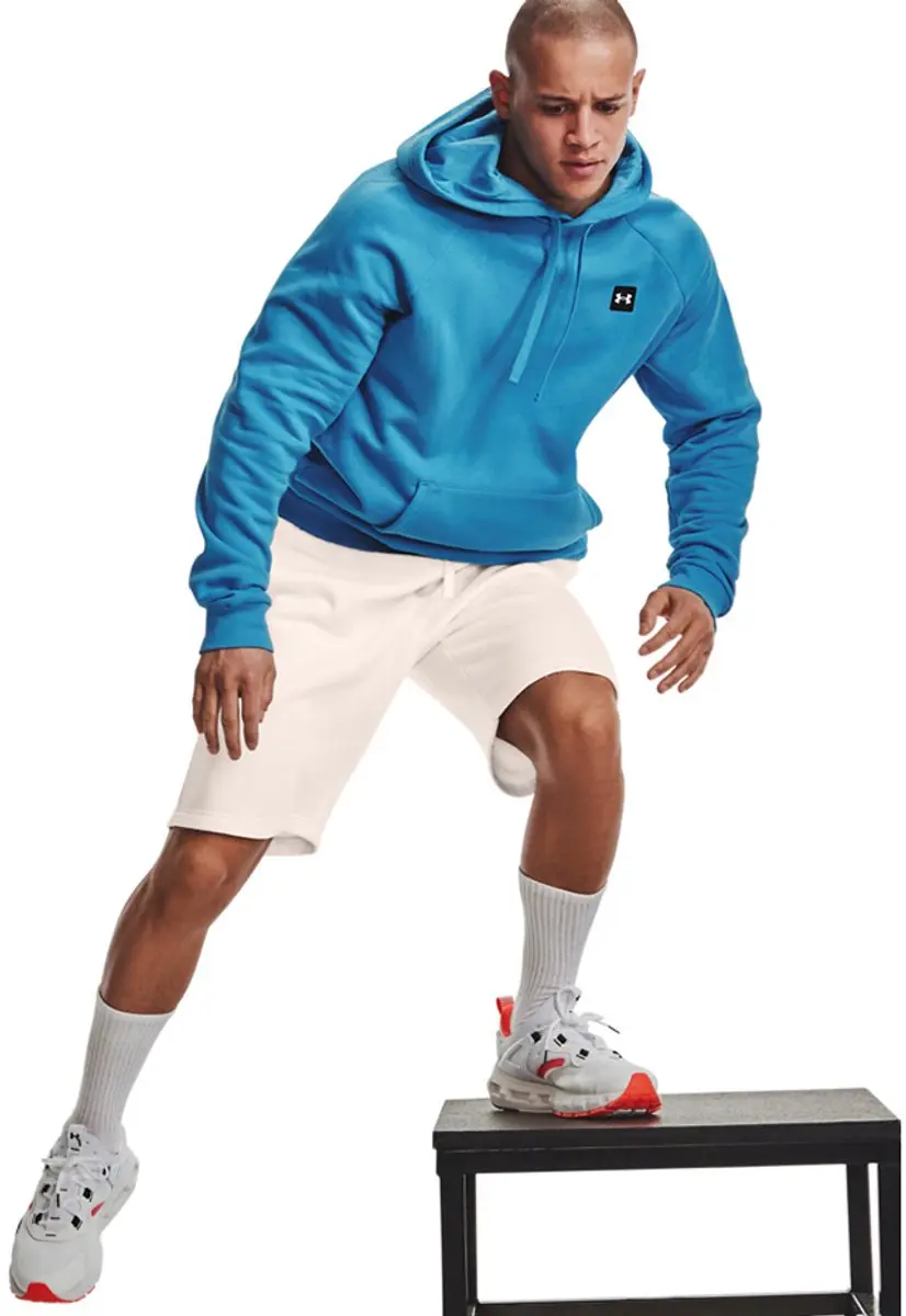 Under Armour Rival Fleece Hoodie Heren - Blauw S - afbeelding 6 van 6