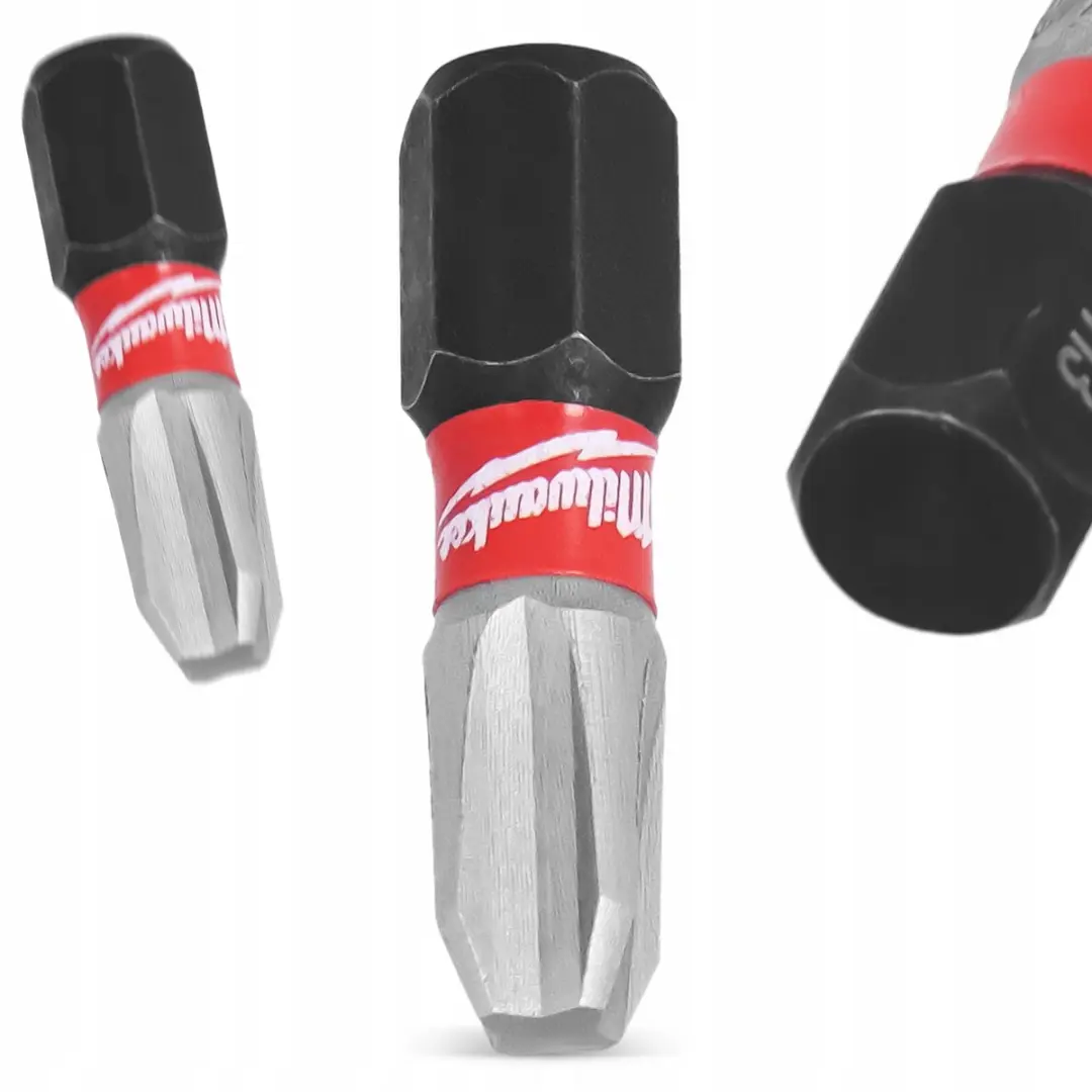 Milwaukee PH3 Impact Bits 25mm - 3 Stuks - Magnetisch
