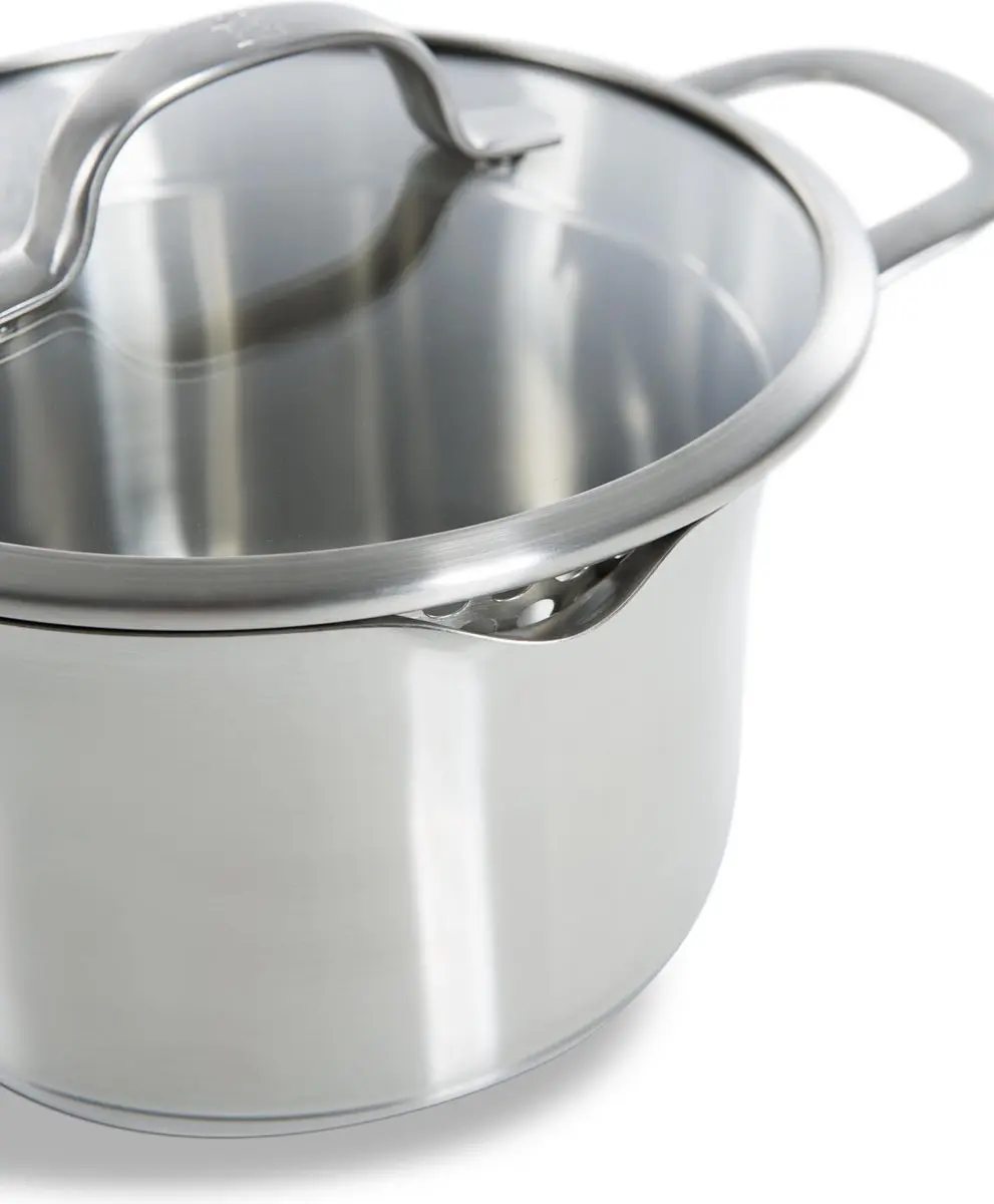 BK Wave B4470.004 Pannenset 4-delig - 4 Stuks - Silver