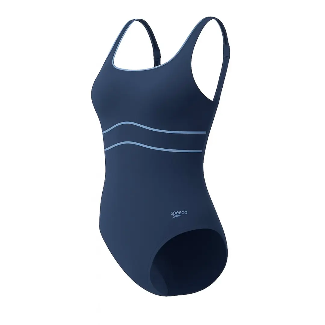 Speedo Badpak Solid Contour Eclipse Marine