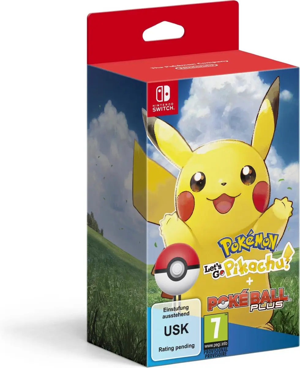 Nintendo Pokémon Let's Go Pikachu! + Poké Ball Plus Pack