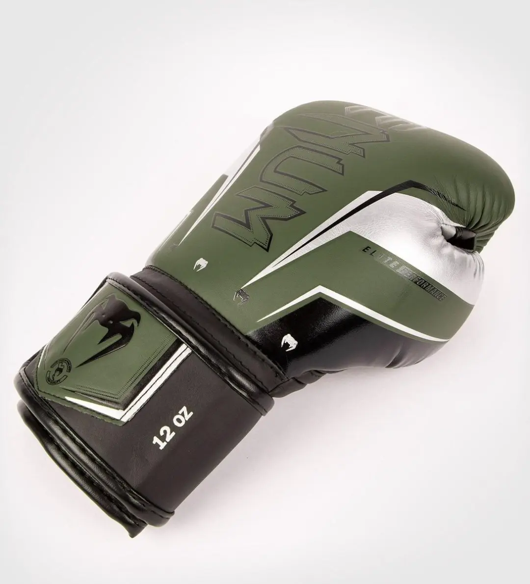 Venum Elite Evo Bokshandschoenen 10 oz - Khaki/Zilver