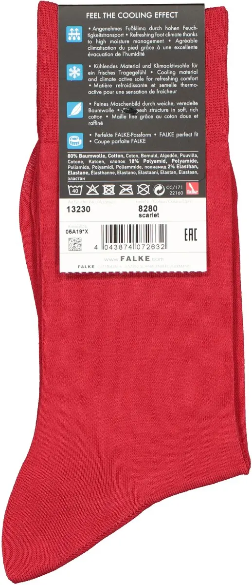 Falke Cool 24/7 Herensokken - Rood
