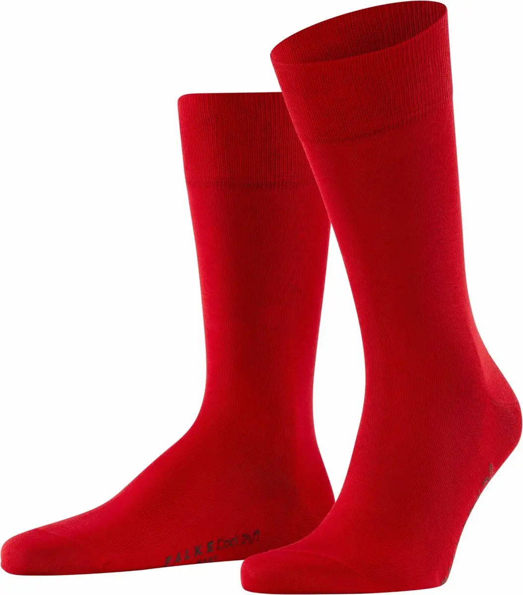 Falke Cool 24/7 Herensokken - Rood - afbeelding 6 van 6