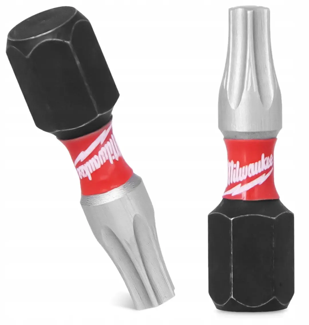 Milwaukee SHOCKWAVE TX20 Bit 25mm Magnetisch - 3 Stuks