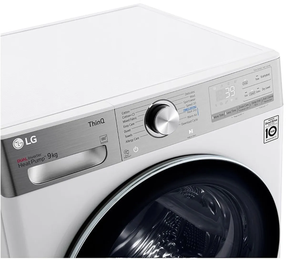 LG RH90V9AV2QR Warmtepompdroger 9 kg