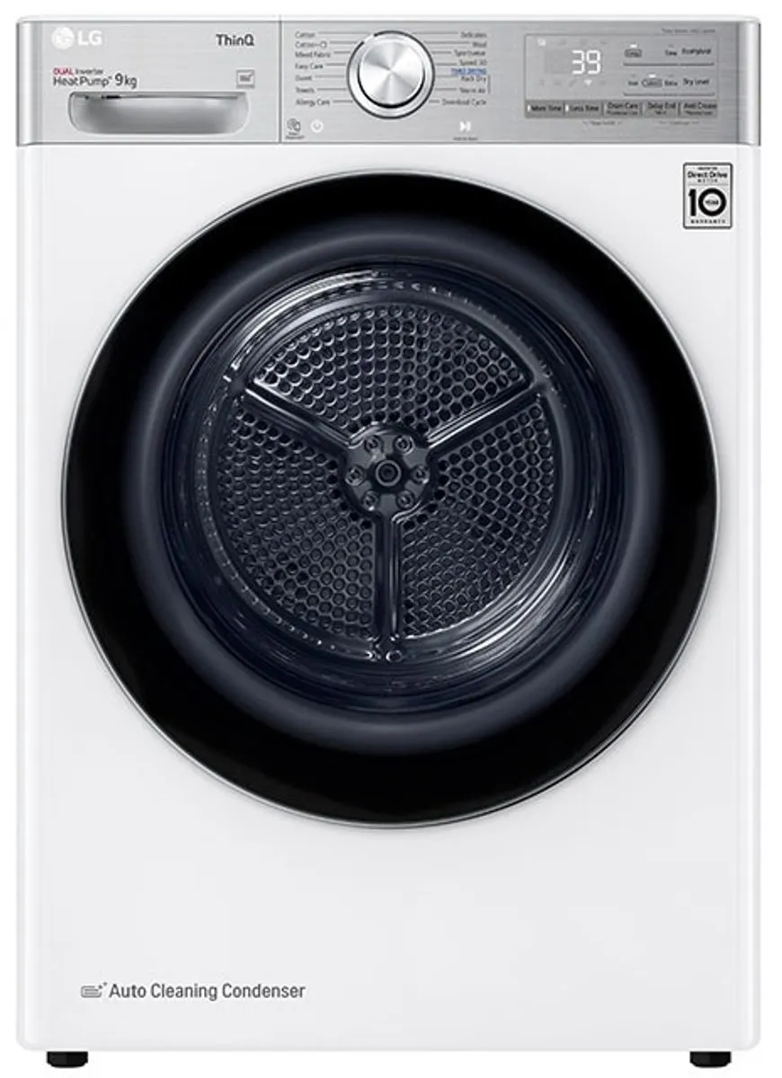 LG RH90V9AV2QR Warmtepompdroger 9 kg