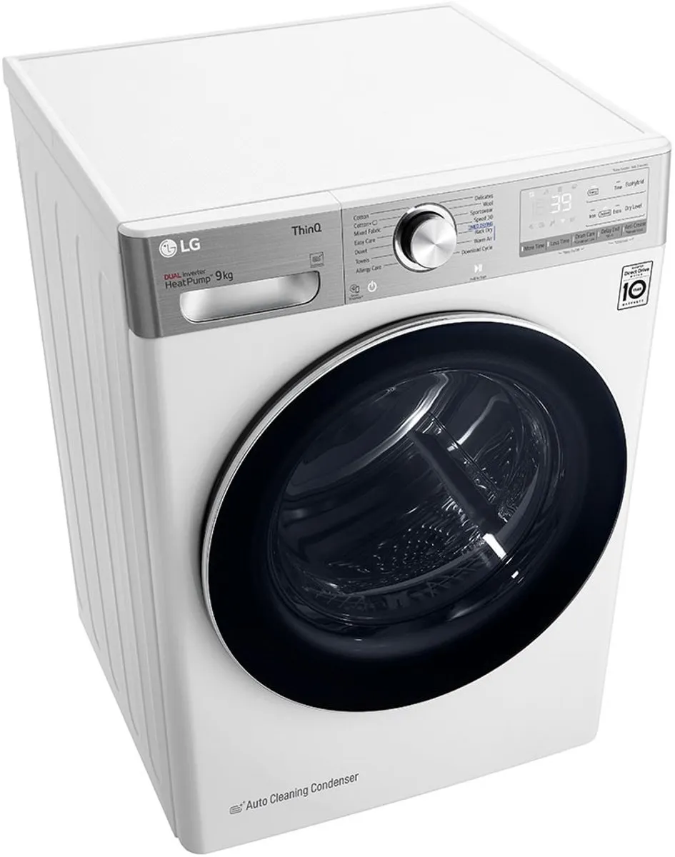 LG RH90V9AV2QR Warmtepompdroger 9 kg
