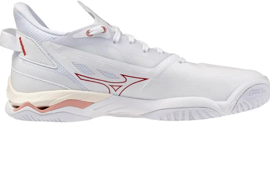 Mizuno Wave Mirage 5 Indoor Sportschoenen - Dames - EU 41 - Wit/Rose